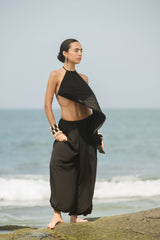 JO BALLOON PANTS - BLACK