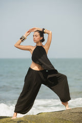 JO BALLOON PANTS - BLACK