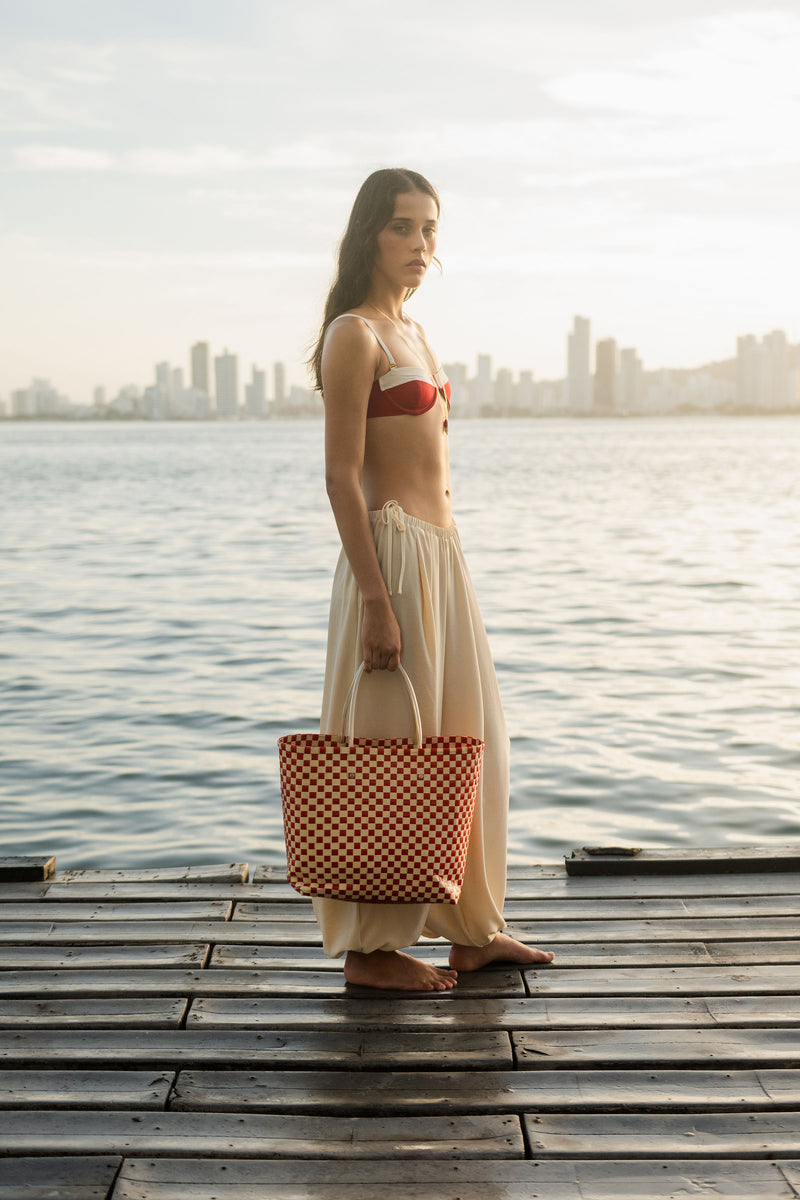 JO BALLOON PANTS - CREAM