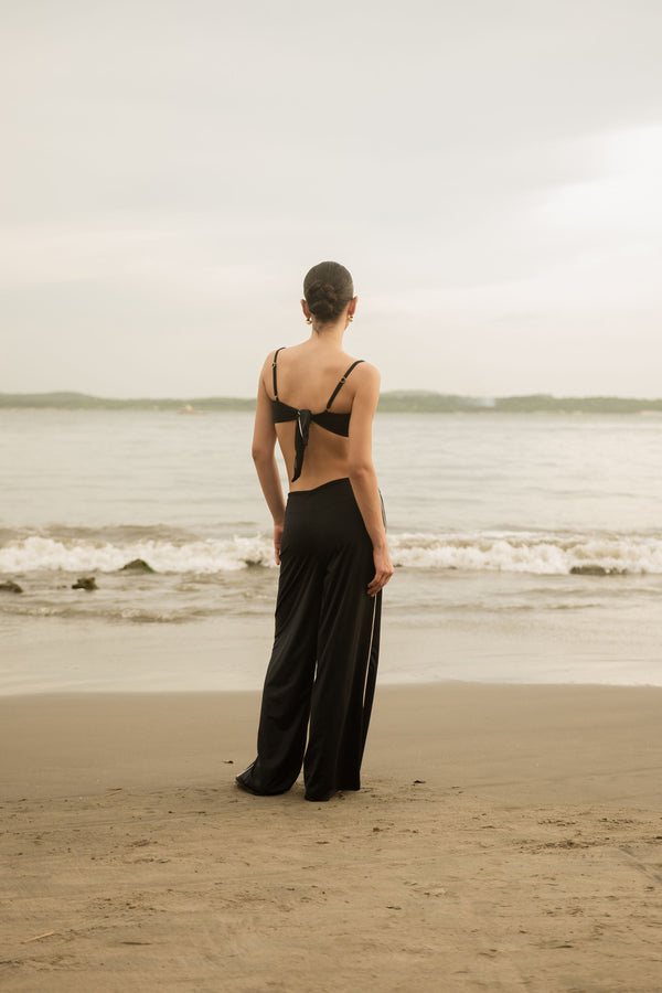 JANE PANTS/JUMPSUIT BLACK/IVORY