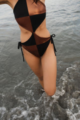 NOOR ONE PIECE - BLACK/COPPER