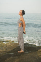 SURI SKIRT - BLACK/IVORY