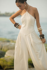 JASMINE BALLOON ONESIE - ECRU