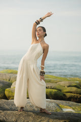 JASMINE BALLOON ONESIE - ECRU