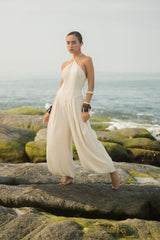 JASMINE BALLOON ONESIE - ECRU