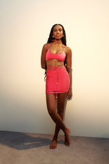 ANEMONA MINI SKIRT - PARADISE PINK