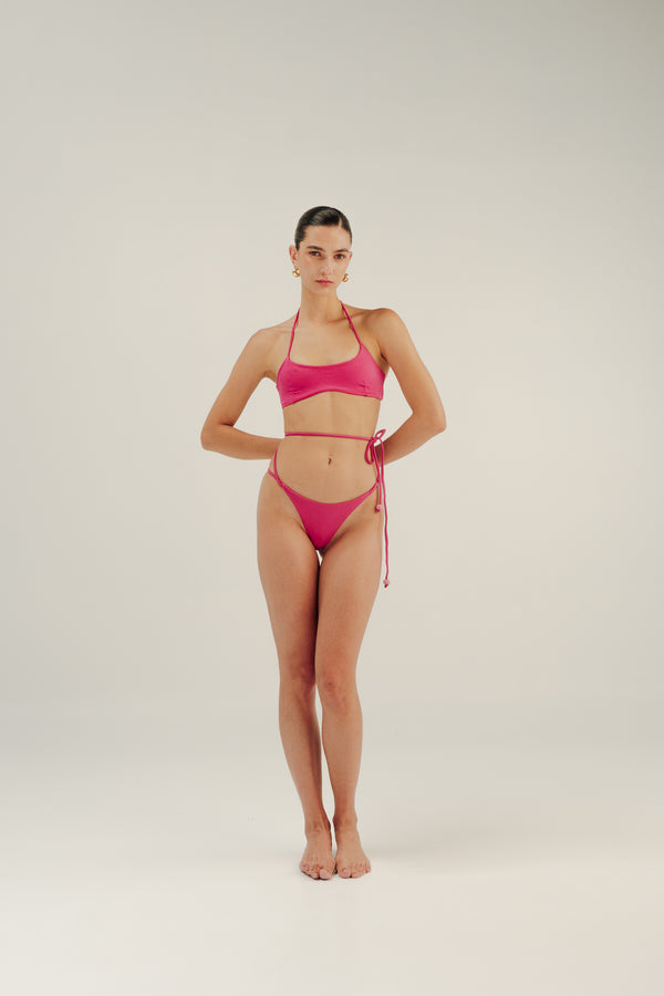 SALINA BIKINI TOP - PARADISE PINK