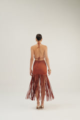 MAR DE LEVA OPEN-BACK TOP - COPPER